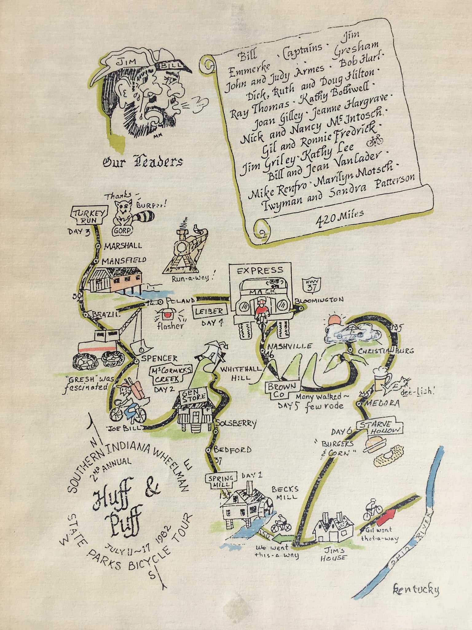Huff-n-Puff map from 1982